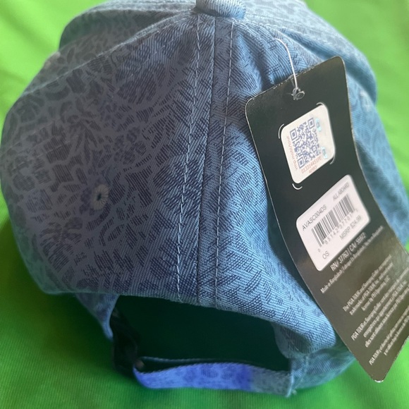 PRO SERIES PGA Tour Golf Professional Moisture Blue Curved Bill Adults Hat Cap - Picture 5 of 7